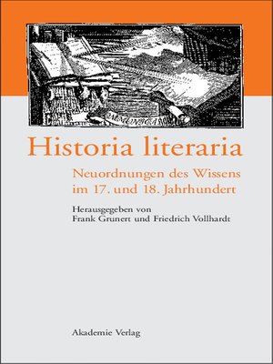 cover image of Historia literaria